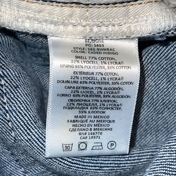 RE/DONE High Rise Comfort Stretch Ankle Crop Jeans Size 24 - Picture 13 of 14